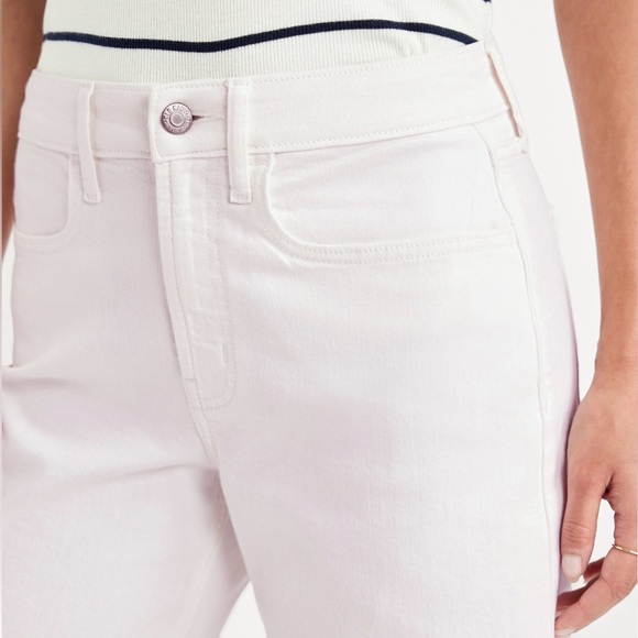 Old Navy Women's High Rise Jeans - Cream - Picture 2 of 4